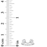 1CTW Round Shaped Lab Grown Diamond (F/VS) Wrap Ring in 14K Gold