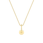 1CTW Emerald Shaped Lab Grown Diamond (F/VS) Dog Tag Pendant in 14K Gold
