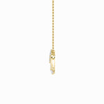 2.5CTW Marquise Shaped Lab Grown Diamond (F/VS) Heart Shaped Pendant in 14K Gold