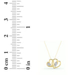 2CTW Marquise Shaped Lab Grown Diamond (F/VS) Heart Shaped Pendant in 14K Gold