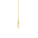 1CTW Round Shaped Lab Grown Diamond (F/VS) Heart Shaped Pendant in 14K Gold