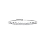 1CTW Round Shaped Lab Grown Diamond (F/VS) Bolo Bracelet in 14K Gold