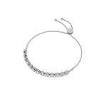 2.5CTW Round Shaped Lab Grown Diamond (F/VS) Bolo Bracelet in 14K Gold