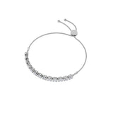 2.5CTW Round Shaped Lab Grown Diamond (F/VS) Bolo Bracelet in 14K Gold