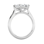 2CTW Pear Shaped Lab Grown Diamond (F/VS) East West Accented Ring in 14K Gold