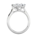 2CTW Pear Shaped Lab Grown Diamond (F/VS) East West Accented Ring in 14K Gold