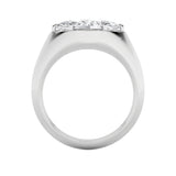 2CTW Marquise Shaped Lab Grown Diamond (F/VS) East West Solitaire Ring in 14K Gold