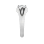 2CTW Marquise Shaped Lab Grown Diamond (F/VS) East West Solitaire Ring in 14K Gold