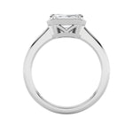 1.5CTW Emerald Shaped Lab Grown Diamond (F/VS) East West Solitaire Ring in 14K Gold