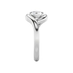 2CTW Marquise Shaped Lab Grown Diamond (F/VS) East West Solitaire Ring in 14K Gold
