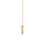2.5CTW Emerald Shaped Lab Grown Diamond (F/VS) Heart Shaped Pendant in 14K Gold