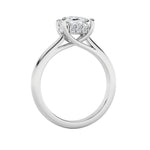 1.5CTW Elongated Cushion Shaped Lab Grown Diamond (F/VS) East West Solitaire Ring in 14K Gold