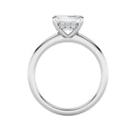 1.5CTW Emerald Shaped Lab Grown Diamond (F/VS) East West Solitaire Ring in 14K Gold