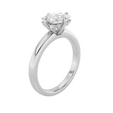 1.5CTW Elongated Cushion Shaped Lab Grown Diamond (F/VS) East West Solitaire Ring in 14K Gold