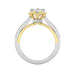 1.5CTW Round Shaped Lab Grown Diamond (F/VS) Solitaire Engagement Ring in 14K Gold