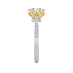1.5CTW Round Shaped Lab Grown Diamond (F/VS) Solitaire Engagement Ring in 14K Gold