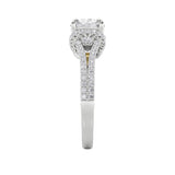 2CTW Round Shaped Lab Grown Diamond (F/VS) Solitaire Engagement Ring in 14K Gold