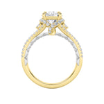 2CTW Round Shaped Lab Grown Diamond (F/VS) Solitaire Engagement Ring in 14K Gold