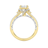 2CTW Round Shaped Lab Grown Diamond (F/VS) Solitaire Engagement Ring in 14K Gold