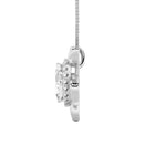 2CTW Marquise Shaped Lab Grown Diamond (F/VS) Accented Turtle Pendant in 14K Gold