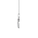 2CTW Oval Shaped Lab Grown Diamond (F/VS) Baby Turtle Pendant in 14K Gold