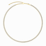 11CTW Round Shaped Lab Grown Diamond (F/VS)  Necklace in 14K Gold