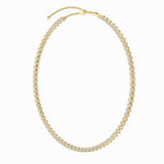 11CTW Round Shaped Lab Grown Diamond (F/VS)  Necklace in 14K Gold