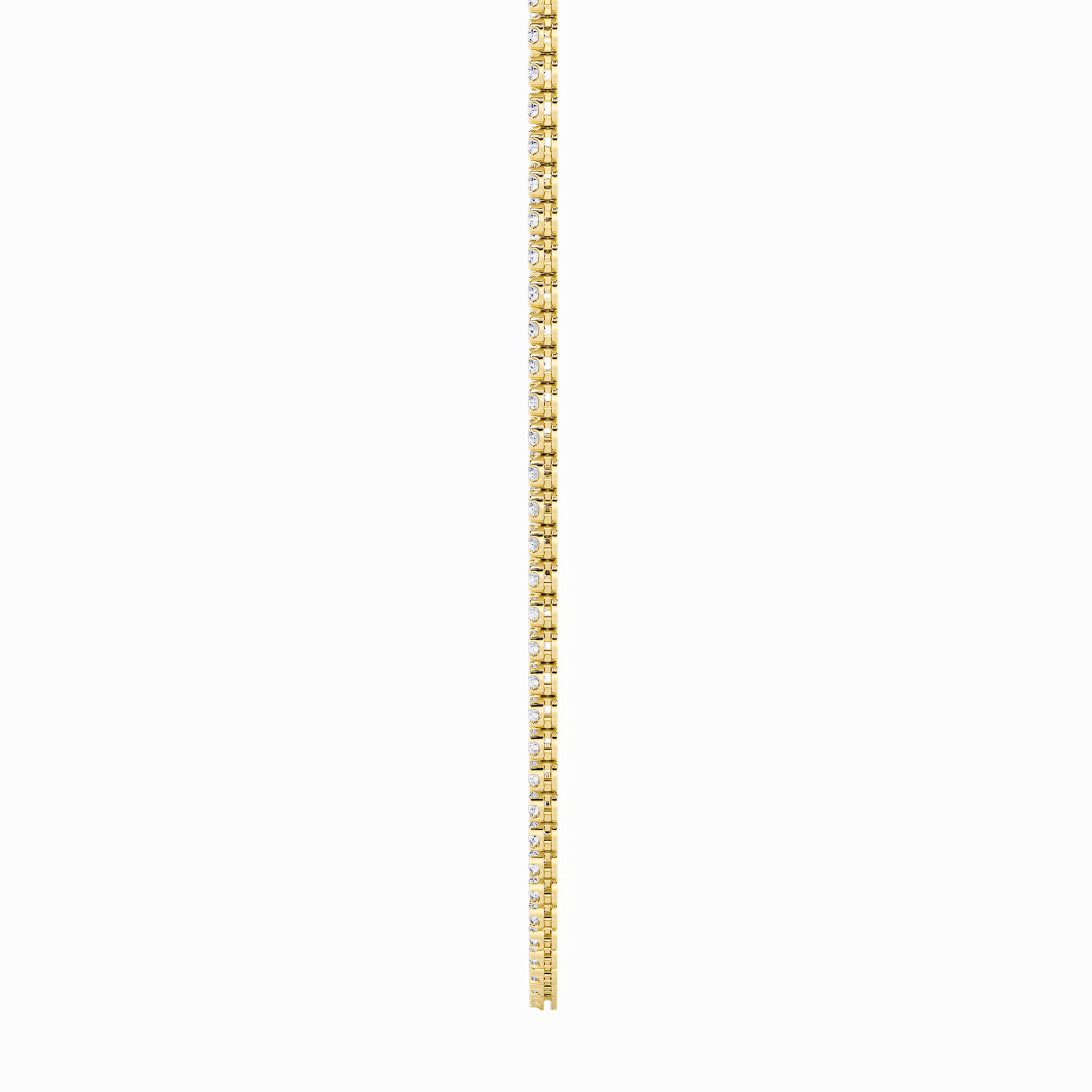 11CTW Round Shaped Lab Grown Diamond (F/VS)  Necklace in 14K Gold