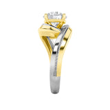2CTW Round Shaped Lab Grown Diamond (F/VS) Solitaire Engagement Ring in 14K Gold
