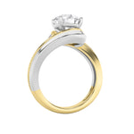2CTW Round Shaped Lab Grown Diamond (F/VS) Solitaire Engagement Ring in 14K Gold