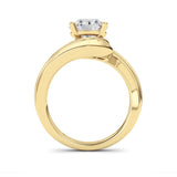 2.5CTW Round Shaped Lab Grown Diamond (F/VS)  Ring in 14K Gold
