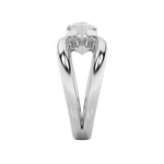 2CTW Marquise Shaped Lab Grown Diamond (F/VS) East West Solitaire Ring in 14K Gold