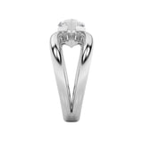 2CTW Marquise Shaped Lab Grown Diamond (F/VS) East West Solitaire Ring in 14K Gold