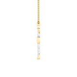 3CTW Round Shaped Lab Grown Diamond (F/VS) Cross Pendant in 14K Gold