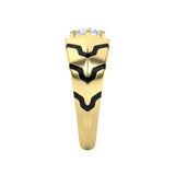 1.5CTW Round Shaped Lab Grown Diamond (F/VS) Mens Ring in 14K Gold