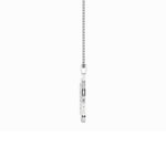 6CTW Asscher Shaped Lab Grown Diamond (F/VS) Cross Pendant in 14K Gold
