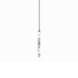 6CTW Asscher Shaped Lab Grown Diamond (F/VS) Cross Pendant in 14K Gold