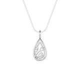 1CTW Marquise Shaped Lab Grown Diamond (F/VS) Pendant in 14K Gold