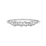 2CTW Pear Shaped Lab Grown Diamond (F/VS) Bracelet in 14K Gold