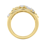 2.5CTW Pear Shaped Lab Grown Diamond (G/VS) Fashion Ring in 14K Gold