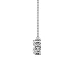 1CTW Round Shaped Lab Grown Diamond (F/VS) Heart Shaped Necklace in 14K Gold