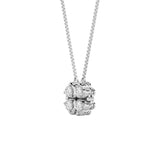 1CTW Round Shaped Lab Grown Diamond (F/VS) Heart Shaped Necklace in 14K Gold