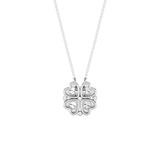 1CTW Round Shaped Lab Grown Diamond (F/VS) Heart Shaped Necklace in 14K Gold