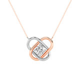 1CTW Round Shaped Lab Grown Diamond (F/VS)  Necklace in 14K Gold