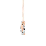 1CTW Round Shaped Lab Grown Diamond (F/VS)  Necklace in 14K Gold