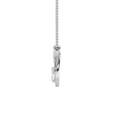 1CTW Oval Shaped Lab Grown Diamond (F/VS) Fancy Solitaire Pendant in 14K Gold