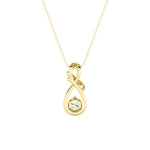 1CTW Round Shaped Lab Grown Diamond (F/VS) Solitaire Pendant in 14K Gold