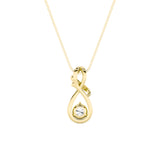 1CTW Round Shaped Lab Grown Diamond (F/VS) Solitaire Pendant in 14K Gold