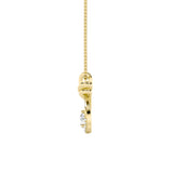 1CTW Round Shaped Lab Grown Diamond (F/VS) Solitaire Pendant in 14K Gold