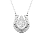 1CTW Pear Shaped Lab Grown Diamond (F/VS)  Necklace in 14K Gold